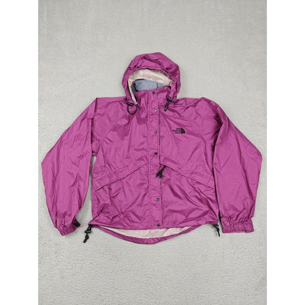 Vintage The North Face Jacket Womens Medium Pink Gore Activent Hooded Rain‎